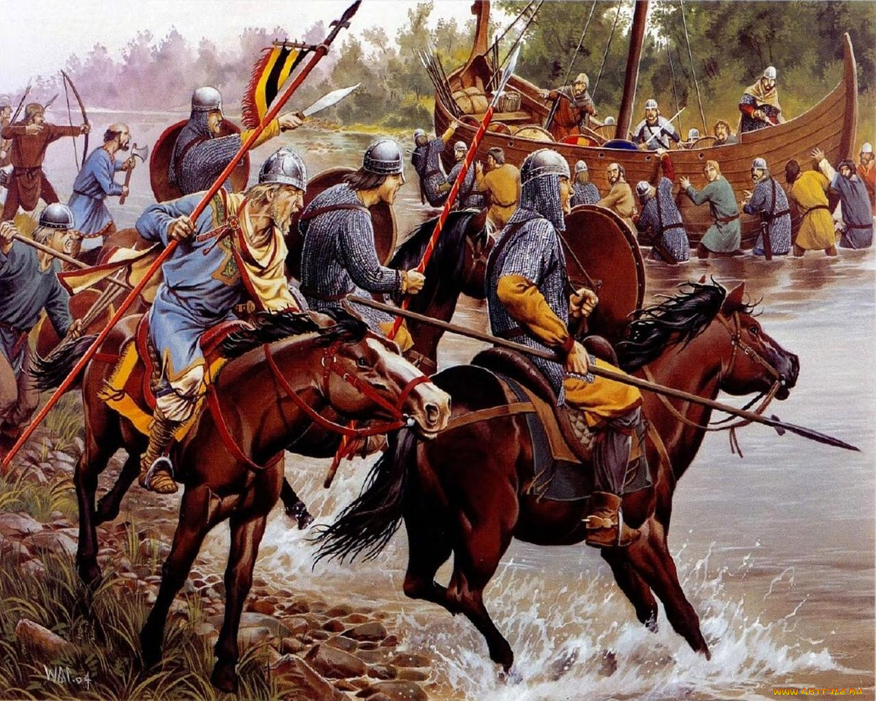 vikings, vs, franks, 9th, century, , 